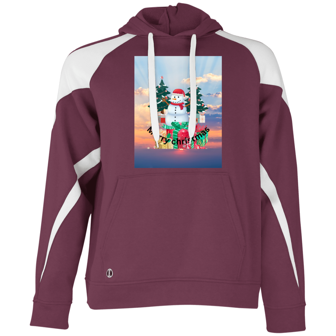 229546 Athletic Colorblock Fleece Hoodie