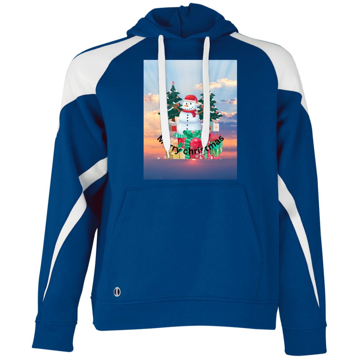 229546 Athletic Colorblock Fleece Hoodie