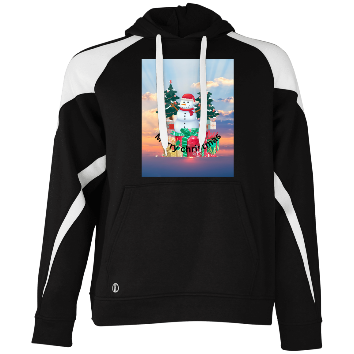 229546 Athletic Colorblock Fleece Hoodie