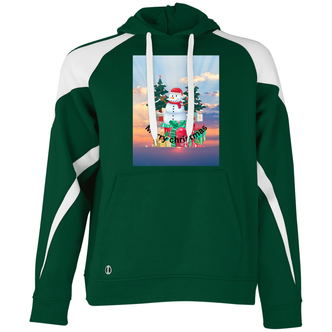 229546 Athletic Colorblock Fleece Hoodie