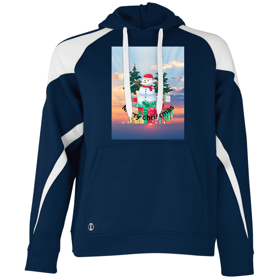 229546 Athletic Colorblock Fleece Hoodie