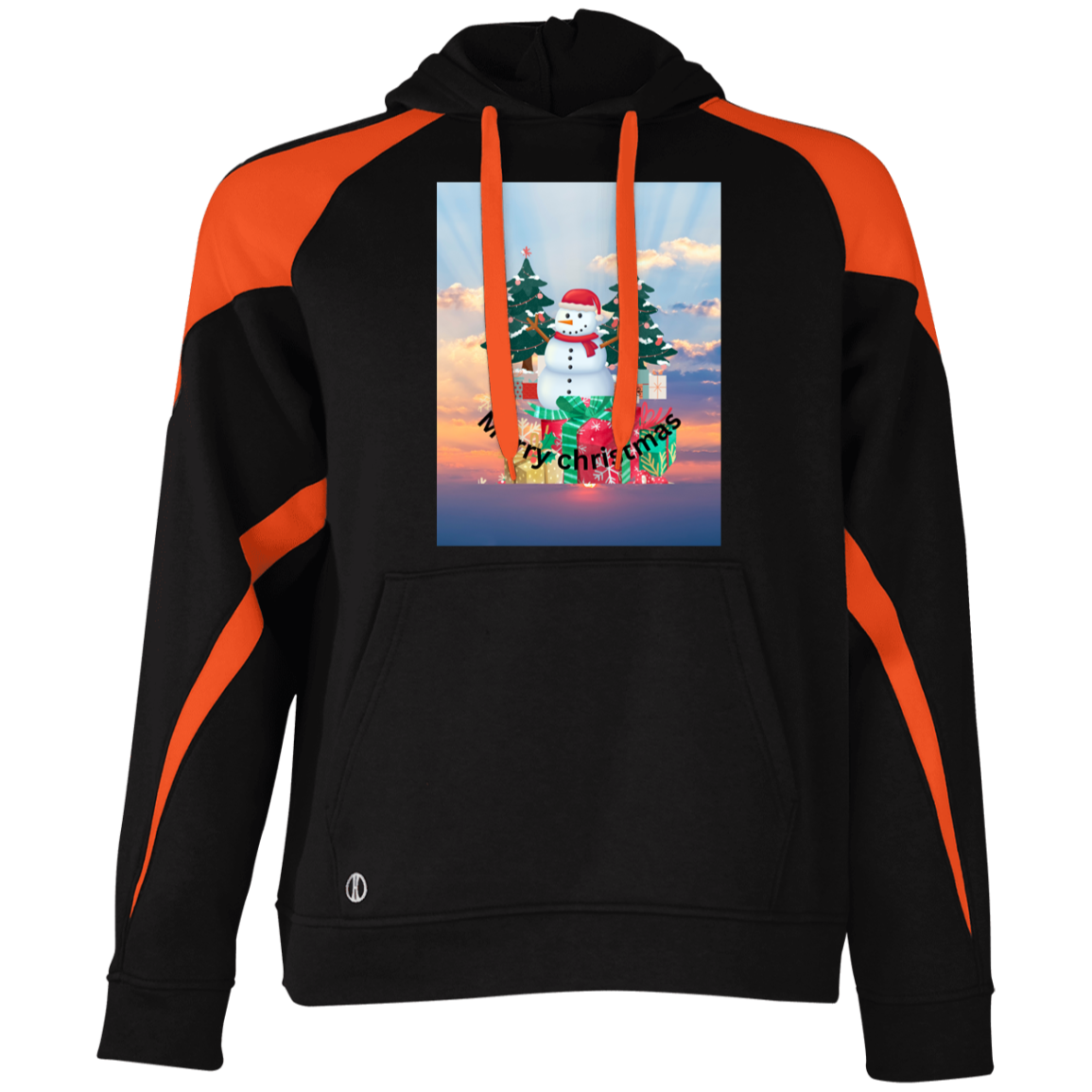 229546 Athletic Colorblock Fleece Hoodie