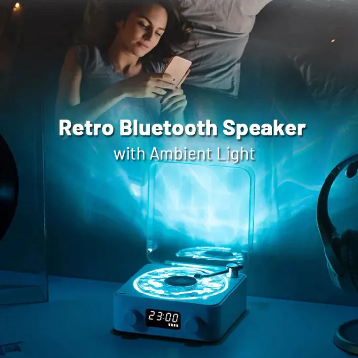 Retro Turntable Bluetooth Speaker