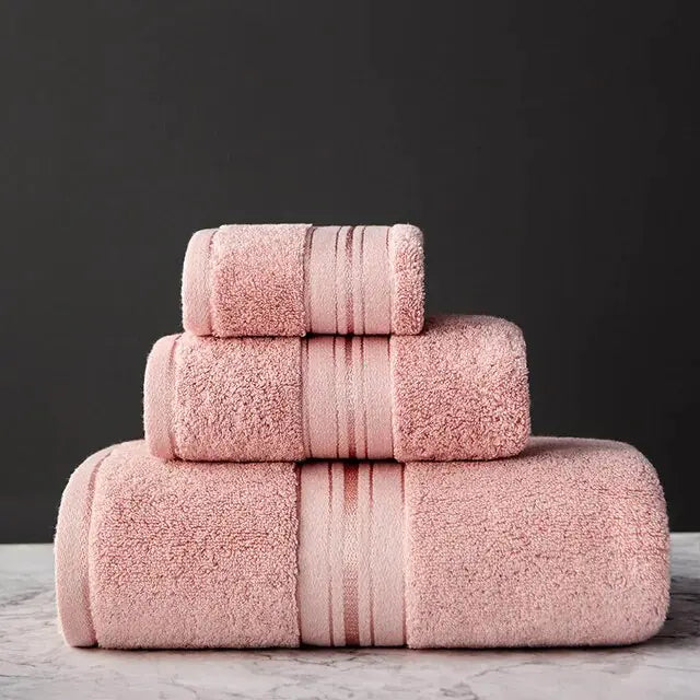 New Egyptian Cotton Bath Towel Set