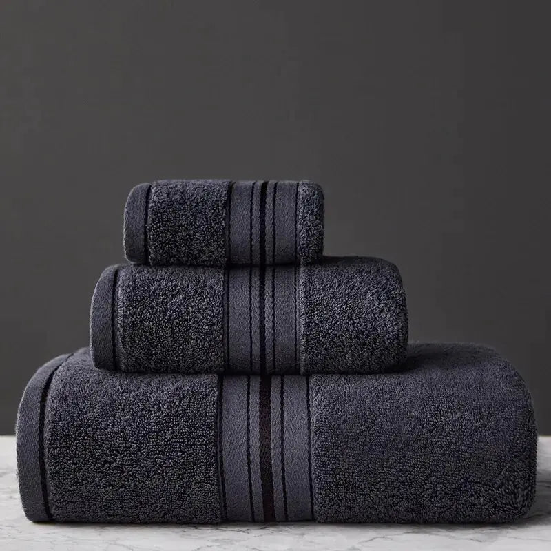 New Egyptian Cotton Bath Towel Set